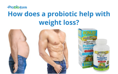How does a probiotic help with weight loss?